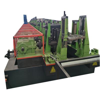 China Building Material Stores Automatic Perforated Cable Tray Punching Bending Roll Forming Machine for sale