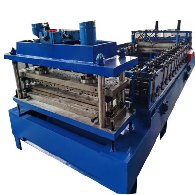 China Automatic Adjustable Building Material Stores Wall Panel Storage Rack Shelf Roll Forming Machine for sale