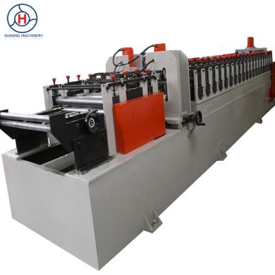 China Building Material Stores Galvanized Steel Plate Storage Rack Roll Forming Machine for sale