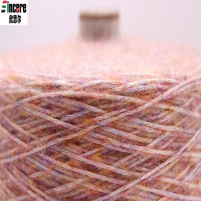 China Hand Knitting/Weaving/Sewing Dyeing High Quality Fancy Sprayed Knitting Yarn 1/2.9NM 38%Acrylic 32%Nylon 21%wool 9%Alpacal for sale