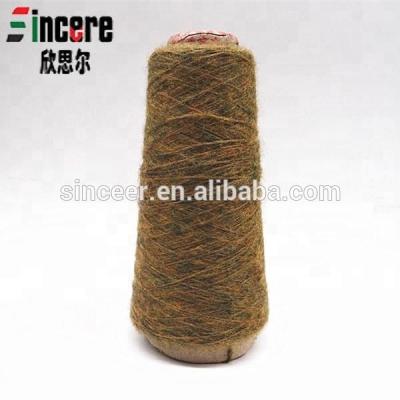 China 1/6.5 nm high quality multicolor throw yarn anti-pilling wool blended yarn for knitting for sale