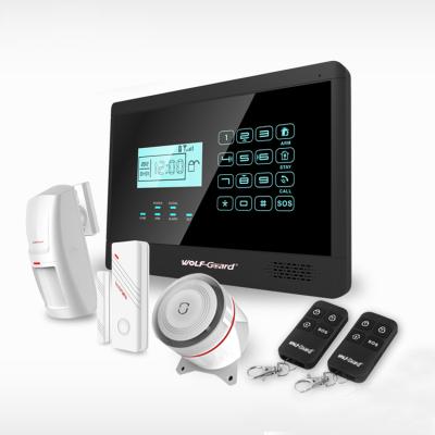 China GSM Remote Control Auto-Dial Burglar Home Security Alarm Kit Wireless WIFI GM/M Alarm System for sale