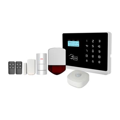 China Anti Burglar Home Security Alarm System Tuya Smart Wifi GSM Remote Control Wireless Alarm System for sale