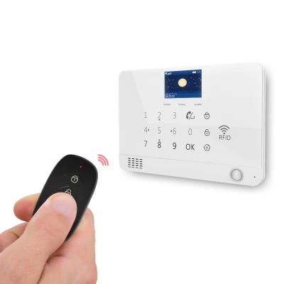 China Chinese High Quality Tamper Alarm 2020 Alarm System Wifi Smart GSM/4G WIFI Alarm Kit With TFT LCD Screen for sale