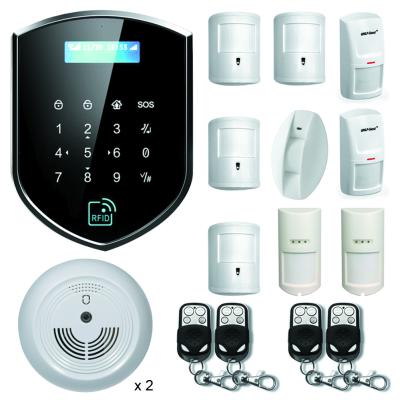 China Wireless Burglar Alarm System Wireless DIY Wifi GSM for Bedroom Apartment Home Security WT2K for sale