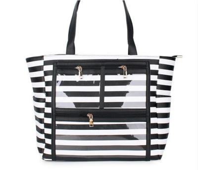 China 2021new fashion fashion stripe handbag for sale