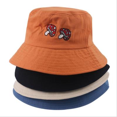 China 2021 Plush Fashion Mushroom Embroidered Bucket Hat for sale