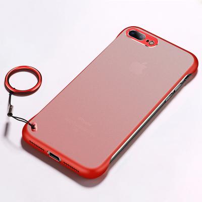 China Free Shipping 50PCS Matte Translucent Soft Shell Protective Anti-drop Cell Phone Case Shockproof Bumper Accessories For iPhone 7 Plus for sale