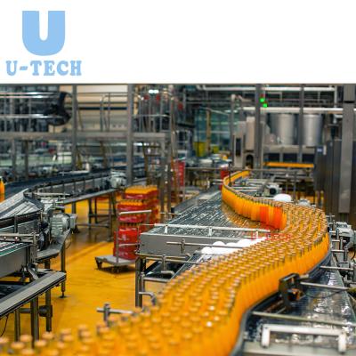 China U Beverage Technology Full Automatic 3 In 1 United Beverage Scab Orange Juice Filling Machine for sale