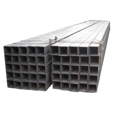 China Structure Pipe Weight Ms Galvanized Square Section Pipe 100*100 Ms Hollow Tube for sale