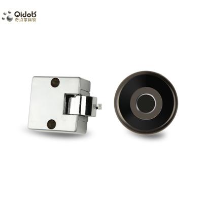 China QIDOTS Biometric Fingerprint Smart Fingerprint Small Refillable Drawer Lock for sale