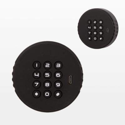 China Keypad Home Digital Electric Combination Password Safes QIDOTS Lock Digital Electric Safe Box for sale