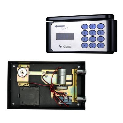 China QIDOTS Mechanism Stainless Steel ID Card Hotel Safe Lock Panel + Lock With Motorized Mechanism for sale