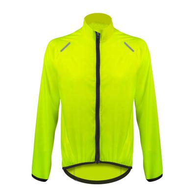 China Men's Breathable Anorak Jacket Waterproof Lightweight Cycling Jacket for sale