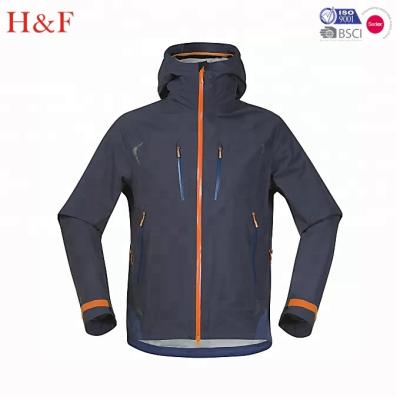 China 2018 Winter Sustainable Waterproof Jacket With Hooded Outdoor Mountain Hiking Waterproof 10000mm Jacket for sale