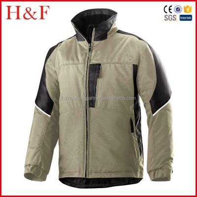 China OEM Supplier Acid Resistant Khaki Work Wear No Construction Apparel Hood Work Jacket for sale