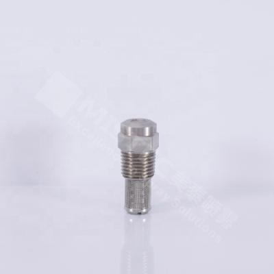 China Stainless steel fine atomizing nozzle with filter, fine misting nozzle for dust suppression en venta