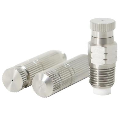 China High pressure cleanable micro fine fog water misting nozzle for fog cooling system en venta