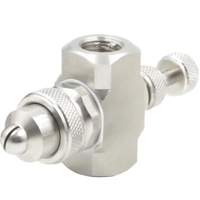 China MISTEC D Series Internal Mix Flat Spray Pressure Type Air Atomizing Nozzle en venta