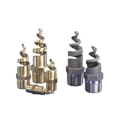 中国 Professional manufacturer Metal Dust Control Spiral Nozzle 316ss Spiral Nozzle Full Cone Spiral Spray Nozzle 販売のため