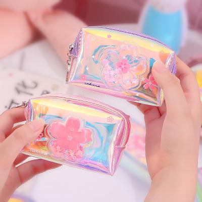 China Cute Transparent Colorful Wholesale Waterproof PVC Cartoon Coin Purse For Gils Kids Small Waterproof Wallet Coin Pouch Cases for sale