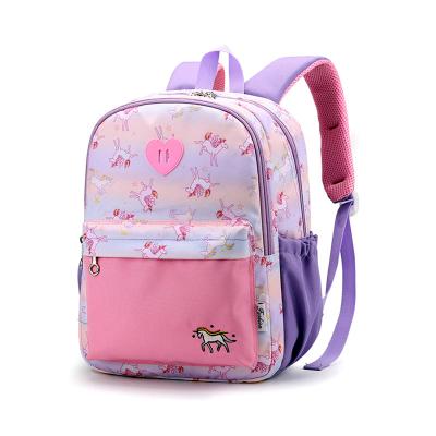 China Waterproof 2021 kids girl bookbags backpacks waterproof kindergarten school bag with custom logo for sale