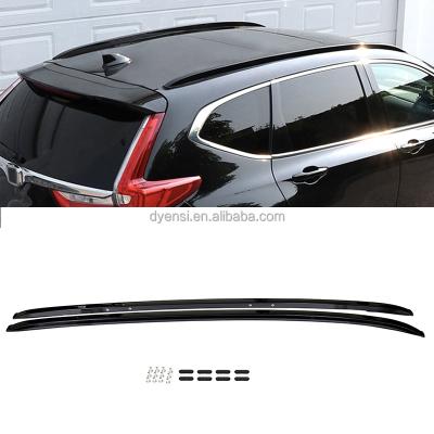 China Sports Aluminum Roof Rack For Honda CRV 2017-2022 Original Luggage Rack Roof Rail For CR-V Roof Black Side Bar for sale