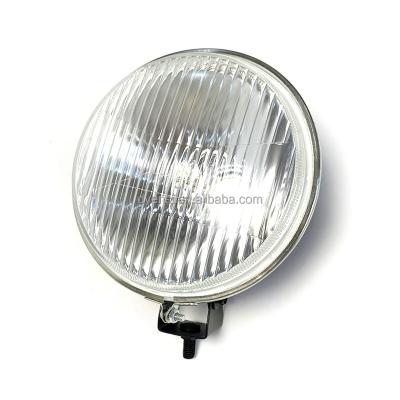 China Round Light /Dustproof/Shockproof 6inch Lens Motorcycle Fluted Motorcycle Driving Work Light Metal Waterproof Auxiliary Light for sale