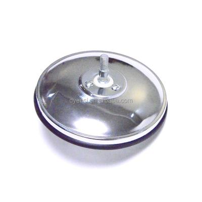 China Non Shatter Shatterproof Car Truck Mirror Round Small Round Convex 5inch 6inch Vehicle Checking Panoramic Mirror Chrome for sale