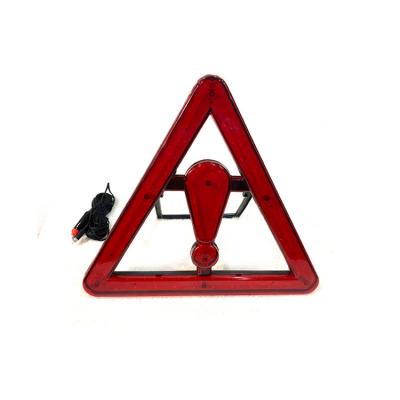 China Plastic+Metal Led Sign Triangle Road Safety Caution Reflective Reflective Warning Signage for sale