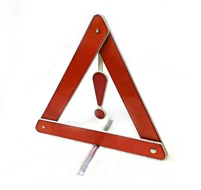 China Auto Reflective Metal+Plastic Triangle Accessories For Vehicle Emergency Warning for sale