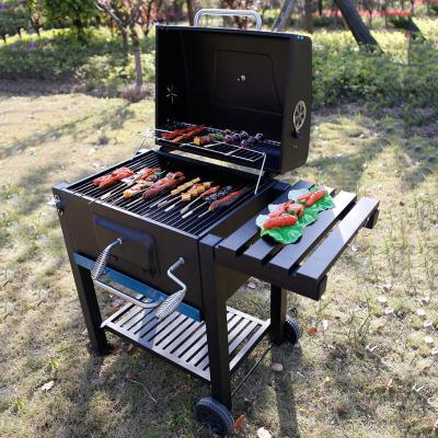 China Easily Assembled Large Hibachi Grill Commercial Folding Grill Table Barbecue Grills Korean Charcoal for sale