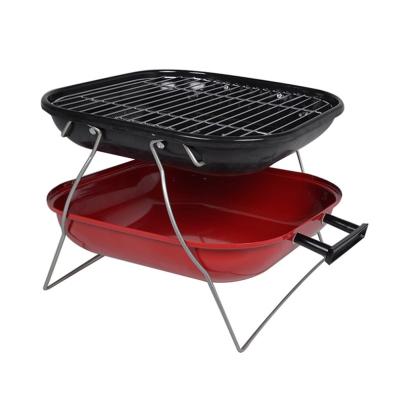 China Portable Outdoor Camping Charcoal Folding Notebook BBQ Charcoal Best Mini New Small Size Adjustable Prices Cooking Grill For Sale for sale