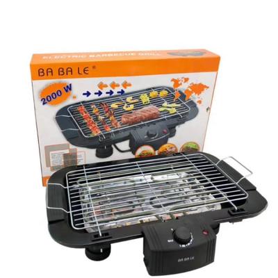 China New Design 30cm*48cm*5cm Small Ignition Pulse Electric Grill Machine Smoker Electronic Barbecue Grill for sale