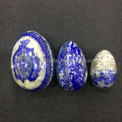 China Bulk Natural Lapis Lazuli Crystal Egg Crystal Yoni Eggs Gemstone Magic Eggs from Europe for sale