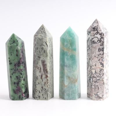 China Wholesale Natural China Quartz Healing Gemstone Magic Wands Point Crystals Dominate Crystal Point For Home Decoration for sale