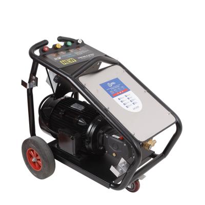 China Critical Cleaning / Residue Free Electric Type Cleaning Machine High Pressure 15hp 300bar Hand Push Jet Washer for sale