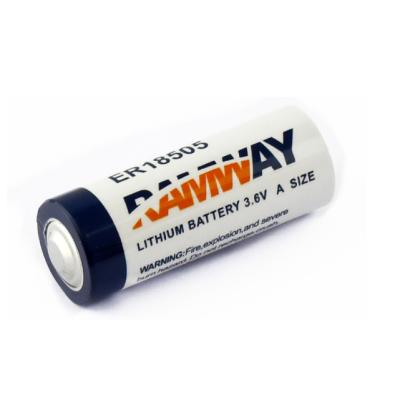 China Toys LiSoCl2 Bobbin Battery One ER18505/ER18505M 3.6V 4000mAh 3500mAh Battery for sale