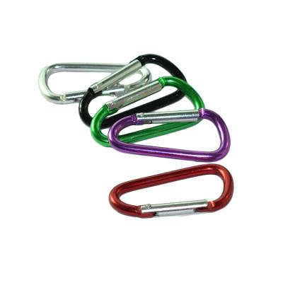 China High quality eco-friendly aluminum swivel carabiner with chain keychain /retractable spring carabiner /jewelry snap head carabiner for sale