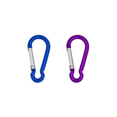 China Eco-friendly Squash Form Carabiner Camping Carabiner Hook Aluminum Alloy Carabiner Key Chain for sale