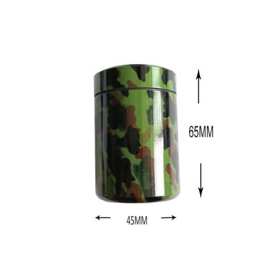 China 45*65 mm pill holder stash candy viable portable waterproof aluminum memory tube jar geocaching container for sale