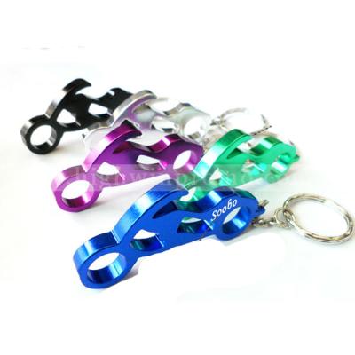 China Fashion Viable Wholesale Promotional Souvenirs Mini Aluminum Motorcycle Bottle Opener Key Chain for sale