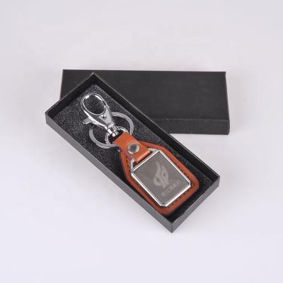 China Carry Leather Keychain eco-friendly / durable with logo for sale