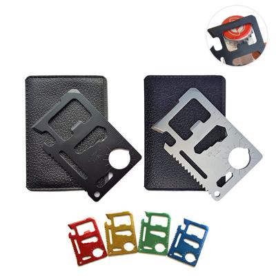 China Viable Credit Card Survival Tool 11 in 1 Universal Beer Bottle Opener for sale