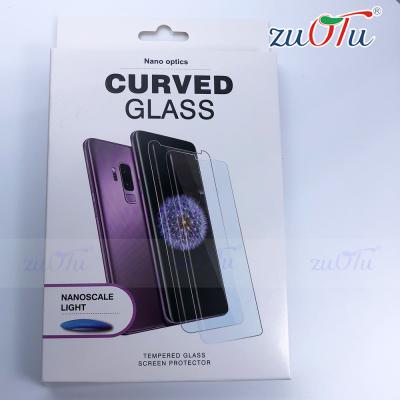 China 2018 Recyclable Mobile Phone Tempered Glass Screen Protector Retail Case Packaging Box for sale