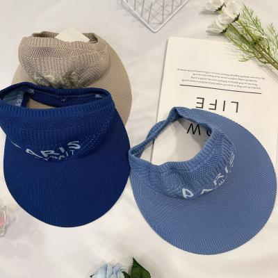 China New Design Straw Hat Female Handmade Folding Top Straw Striped Sun Visor New Design Travel Beach Hat Fashion Ladies Outdoor Hat for sale