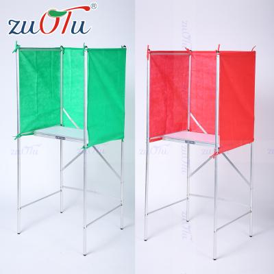 China Metal alloy folding table / polling station / portable tall polling booths for election registration for sale