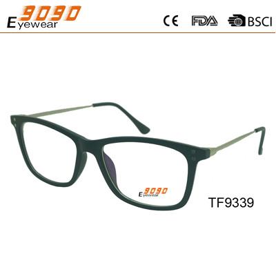 China New arrival and hot sale of TR90 Optical frames,metal temple,suitable for women and men for sale