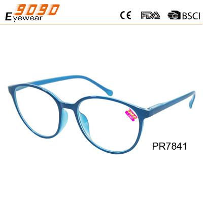 China New style fashion competitive price Color plastic reading glasses, spring hinge for sale