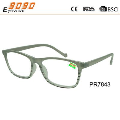 China Classic culling reading glasses with plastic frame ,plastic hinge, suitable for men and women for sale